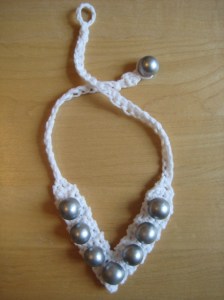 Beaded V-Necklace