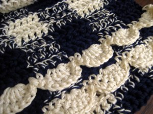 Scalloped edge detail