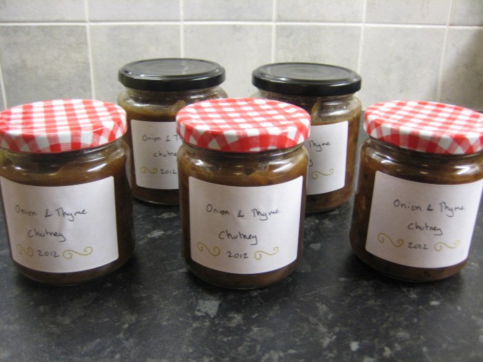 Jars all ready for Christmas