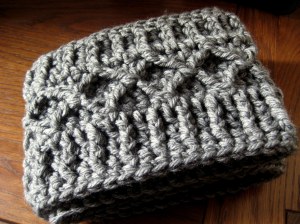 Diamond pattern with ribbing