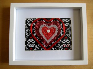 Fabric Heart Picture Tutorial