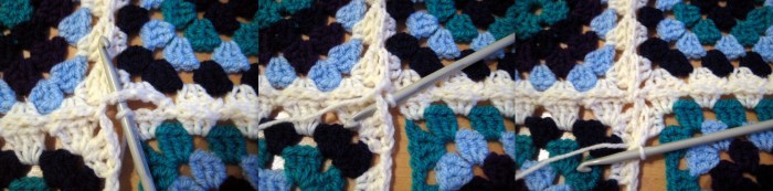 Joining the corner on 2 sides (Click to enlarge)