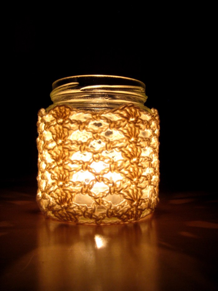 Stitches illuminated from behind