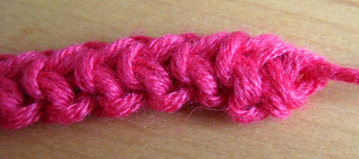 Lobster stitch cord