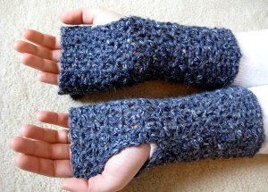 Reverse side of gloves