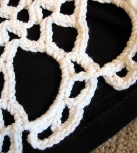 Edging for hem and sleeves of Avalon Top - Very similar to the petals of the flower motif