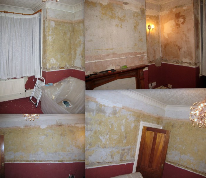 What lies beneath 4 layers of wallpaper