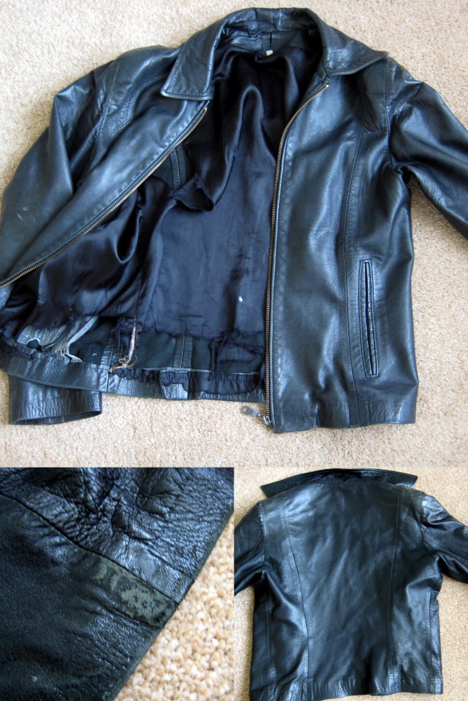 Detached lining and scuffed edges = time for a refashion!