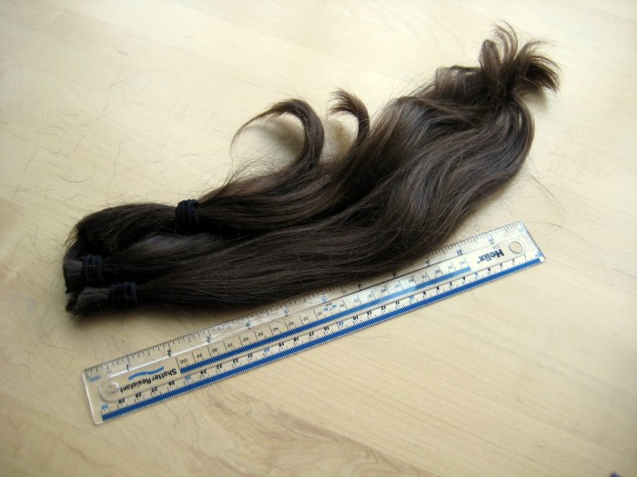 Hair for donation