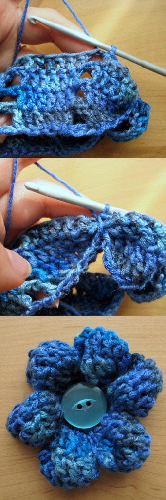 Puffy Flowers - A super quick and free cute crochet pattern