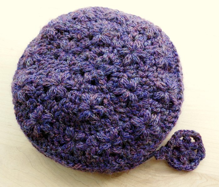 Pocket Full of Posies Pouch - Free Crochet Pattern from makemydaycreative.com