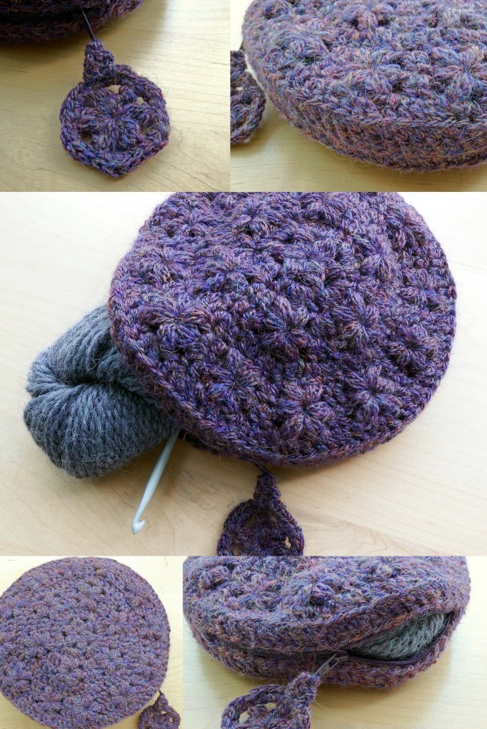 Pocket Full of Posies Pouch - Free Crochet Pattern from makemydaycreative.com