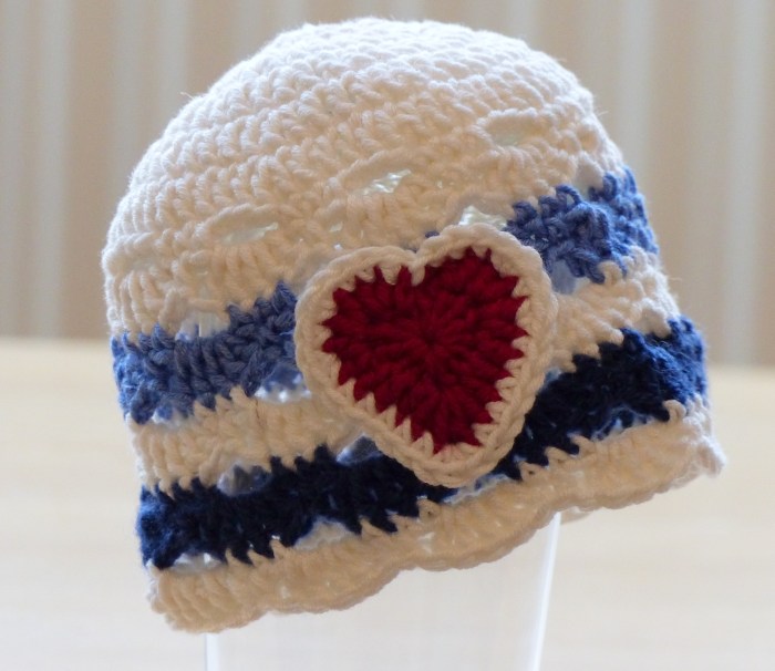 Nautical Hat - a free crochet pattern from Make My Day Creative