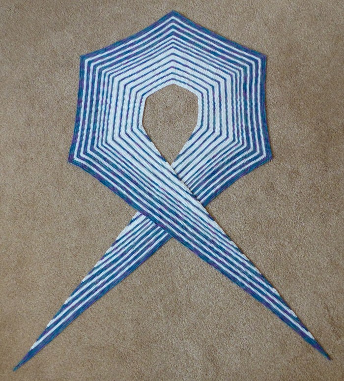 Pacific Rim Crochet Shawl - free pattern from Make My Day Creative