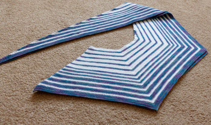 Pacific Rim Crochet Shawl - free pattern from Make My Day Creative