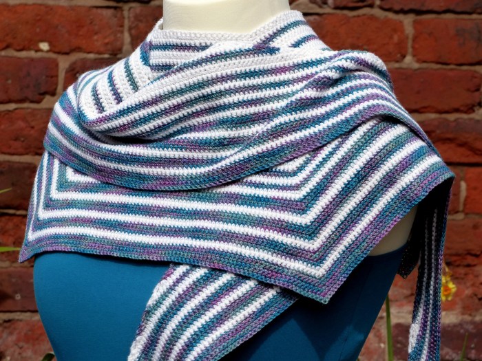 Pacific Rim Crochet Shawl - free pattern from Make My Day Creative