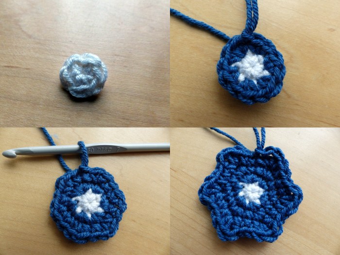 Moroccan Hexagon Motif Rounds 1-4 - Free Crochet Pattern by Make My Day Creative