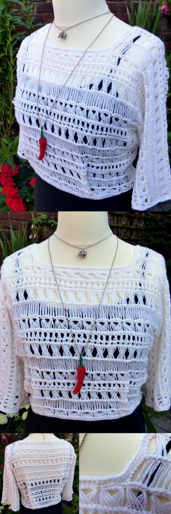 Indian Summer Lace Top - free crochet pattern from Make My Day Creative