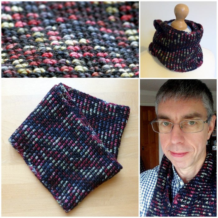 Linen Stitch Cowl and Gloves - Free Pattern from Make My Day Creative