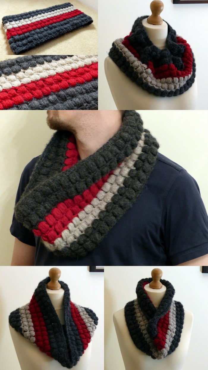 Bubble Wrap Cowl - a free crochet Pattern from Make My Day Creative