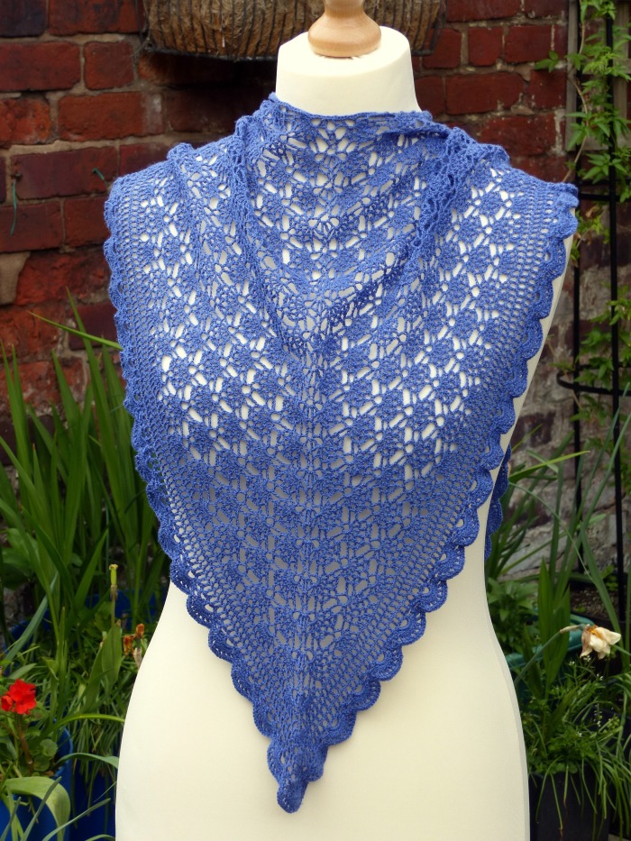 Mediterranean Lace Shawl - Free Crochet Pattern from Make My Day Creative