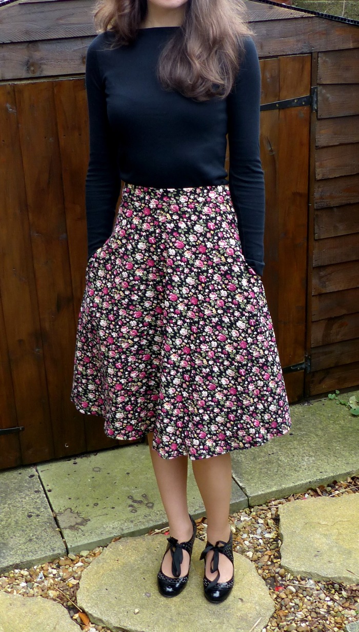 Self drafted circle skirt by Make My Day Creative
