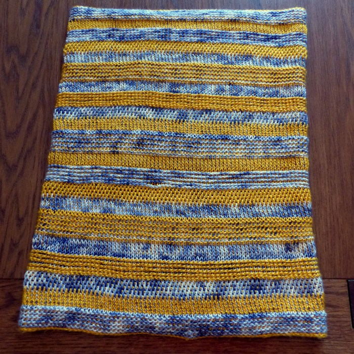 Strata Cowl - free crochet pattern by Make My Day Creative - Tunisian Crochet